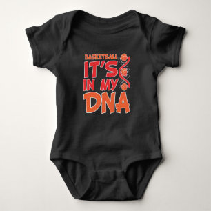 Body Para Bebê Basquete Está na Equipe do Treinador do DNA