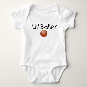 Body Para Bebê Basquetebol de Lil Baller