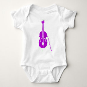 Body Para Bebê Bass Duplo - Roxo
