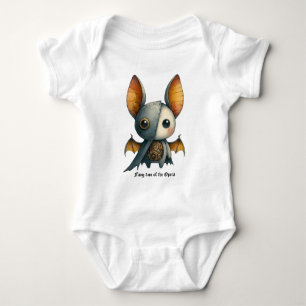 Body Para Bebê Bat - Fang-tom do Personalizado da Ópera