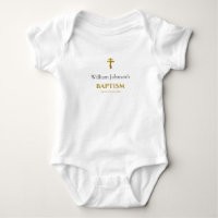 Batismo cristão ortodoxo minimalista personalizado