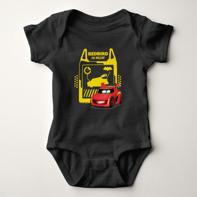 Body Para Bebê Batkers™ Redbird - O Racecar (Frente)