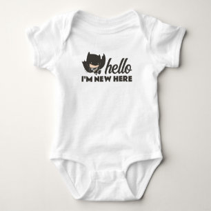 Body Para Bebê Batman Olá, sou novo aqui - Novo bebê