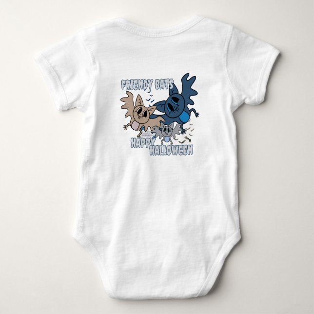 Body Para Bebê Bats (Verso)