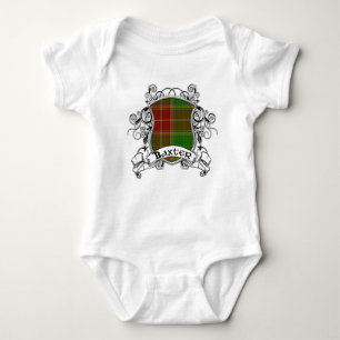 Body Para Bebê Baxter Tartan Shield