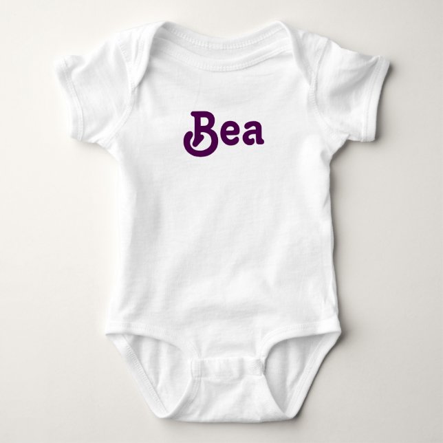 Body Para Bebê Bea de Vestuário (Frente)