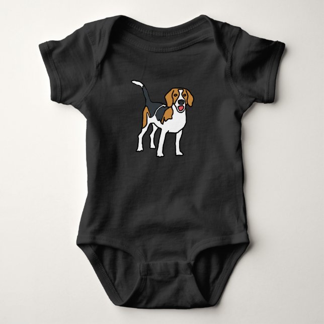 Body Para Bebê Beagle (Frente)