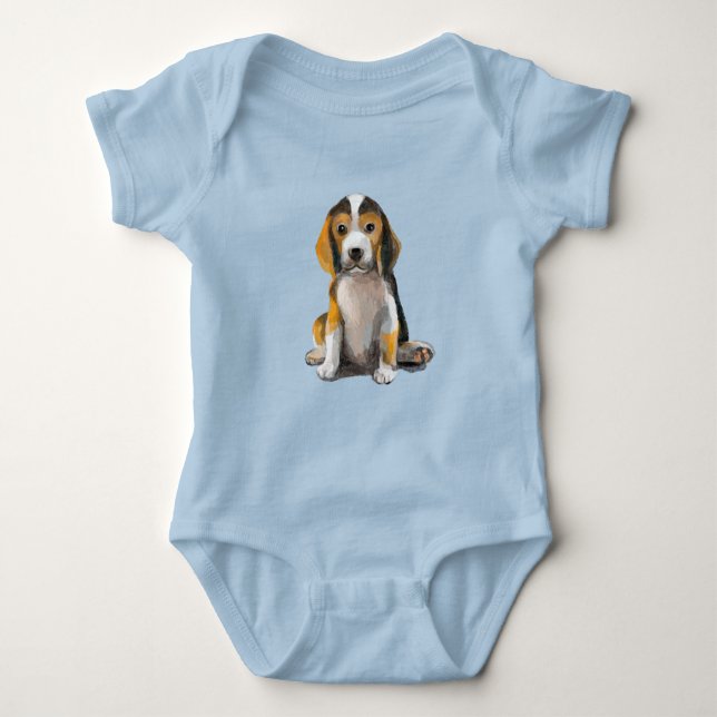 Body Para Bebê Beagle (Frente)