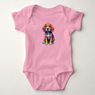 Body Para Bebê Beagle Fofo