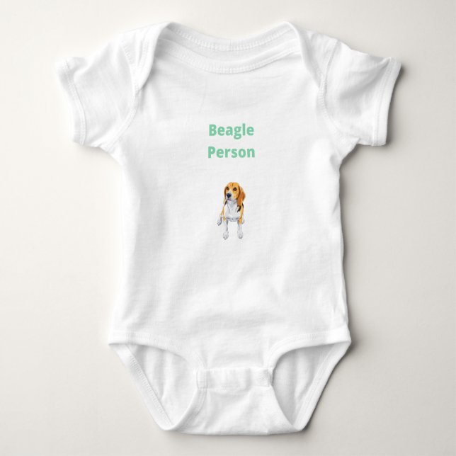 Body Para Bebê Beagle Person - Beagle (Frente)