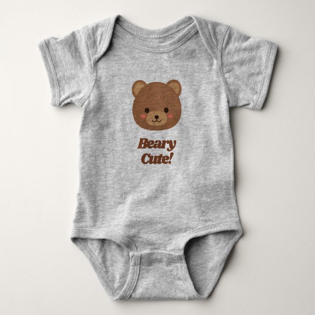Body Para Bebê Bear Bear Bear Bodô (Frente)