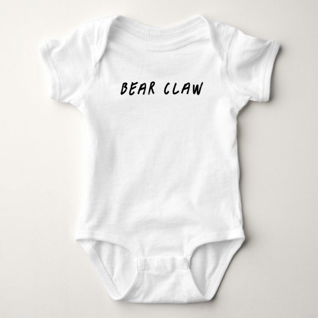 Body Para Bebê Bear Claw Baby Onsie (Frente)