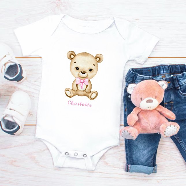 Body Para Bebê Bear Girl Bear Baby Bonitinho (Criador carregado)