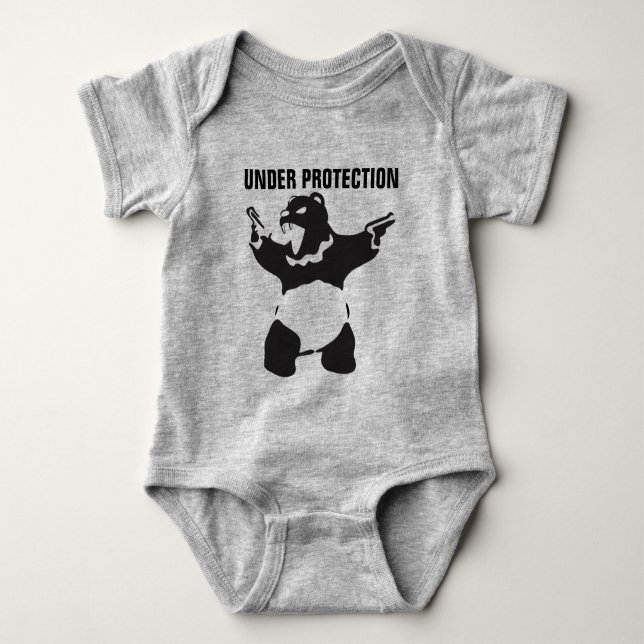 Body Para Bebê Bear Panda Fome (Frente)