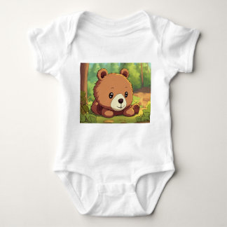 Body Para Bebê Bear Picnic Party: Um fato infuso por bebês