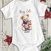 Beary Cute Patriotic Teddy Bear 4 de julho