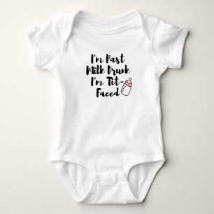 Body Para Bebê Bebado de Leite Passado