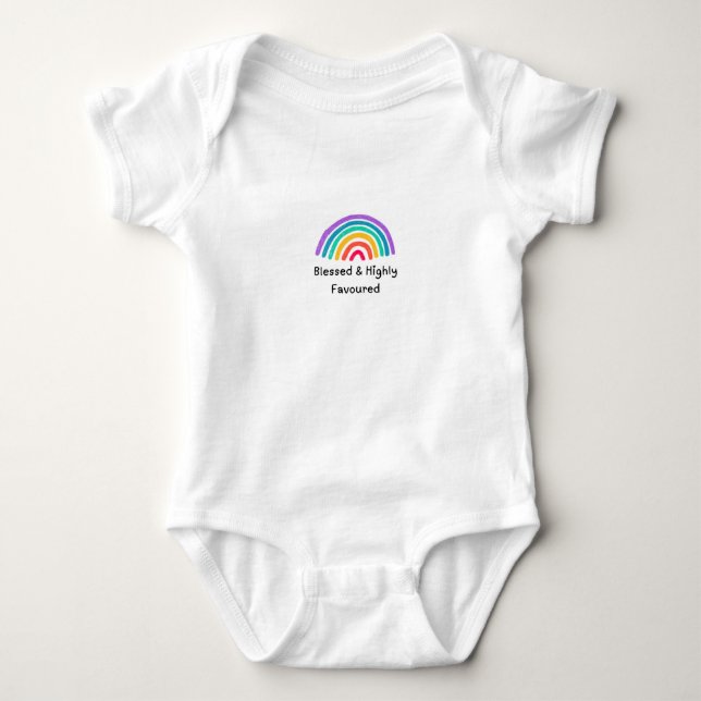 Body Para Bebê Bebê Abençoado (Frente)