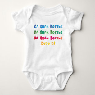 Body Para Bebê Bebê - Ah garrafa de Chak