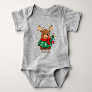 Body Para Bebê Bebê Alce Fofo Olá