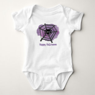 Body Para Bebê Bebê Aranha Em Uma Web