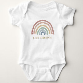 Body Para Bebê Bebê Arco-íris Boêmio