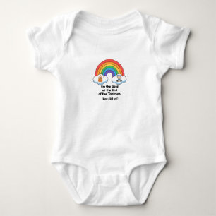 Body Para Bebê Bebê Arco-íris Divertido "Ouro no Fim do Tantrum"