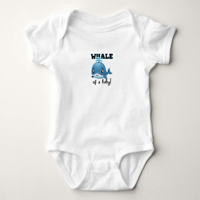 Body Para Bebê Bebê baleia (Frente)