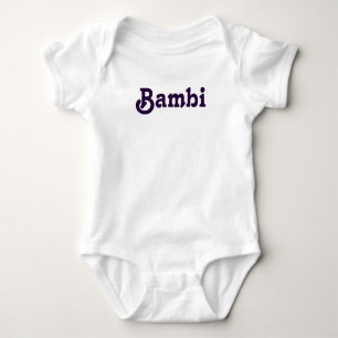 Body Para Bebê Bebê Bambi da roupa