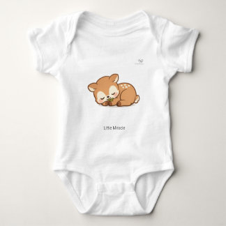 Body Para Bebê Bebê Bo Personalizado Cute Chibi Dormindo Corça