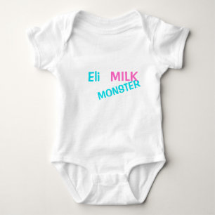 Body Para Bebê Bebê-Bodô - Monstro do Leite