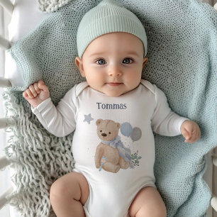 Body Para Bebê Bebê boho ursinho Banho de bebê 