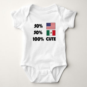 Body Para Bebê Bebê bonito EUA México do mexicano 100% do