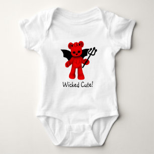 Body Para Bebê Bebê bonito mau do urso de ursinho