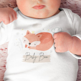 Body Para Bebê Bebê Boo-Raposa