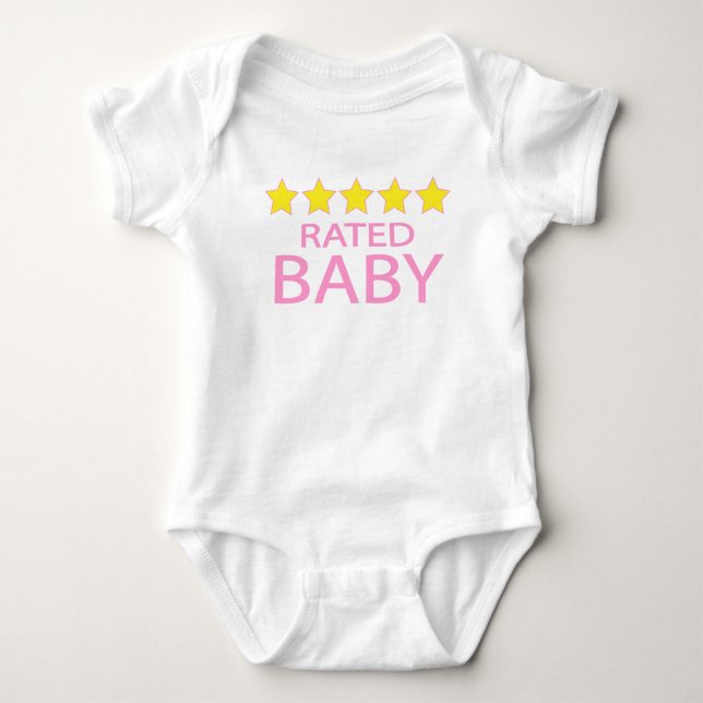 Body Para Bebê Bebê Cinco Estrelas (Frente)