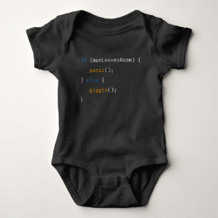 Body Para Bebê Bebê Codificando Programador e Desenvolvedor Diver