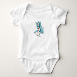 Body Para Bebê Bebê Coelhinho Cute em Aquarela