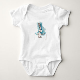 Body Para Bebê Bebê Coelhinho Cute em Aquarela