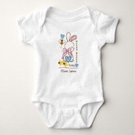 Body Para Bebê Bebê Coelhinho - Um Bebê Personalizado