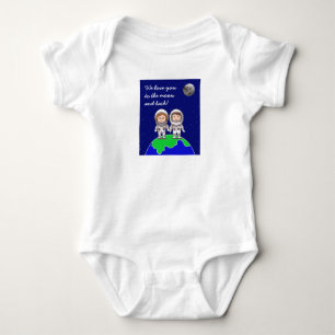 Body Para Bebê Bebê com astronauta-mãe por Jo Images