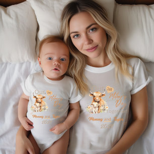 Body Para Bebê Bebê Correspondente Terras Altas NossoPrimeiroDiaD