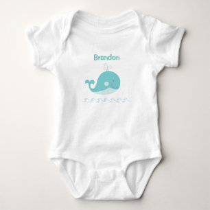Body Para Bebê Bebê da baleia azul