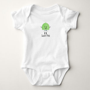 Body Para Bebê Bebé da ervilha doce
