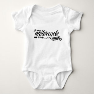 Body Para Bebê Bebê da motocicleta