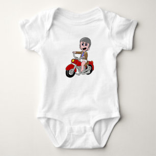 Body Para Bebê Bebê da motocicleta