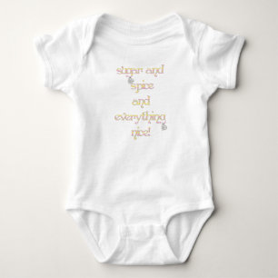 Body Para Bebê Bebê de Açúcar e Especiaria