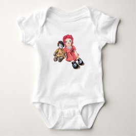 Body Para Bebê Bebê de biquíni Onsie com Rag Dols