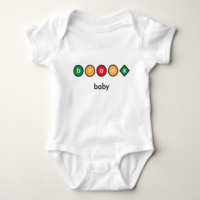 Body Para Bebê Bebê de Bronx (Frente)