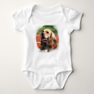 Body Para Bebê Bebê de cocker spaniel